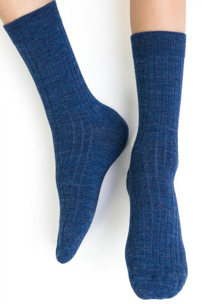 Шкарпетки дитячі в рубчик із мериносової вовни STEVEN 130 Merino Wool Kids — Купити в Dorin.shop | Ціна, Фото