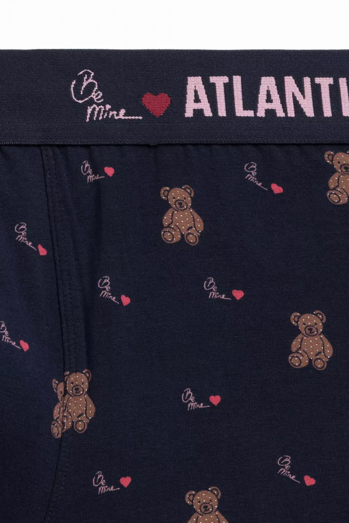 Трусы-боксеры с принтом Мишки Atlantic 2GMH-025 (2 шт)  — Заказать онлайн с доставкой