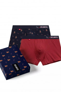 Труси-боксери з принтом Ведмедики Atlantic 2GMH-025 (2 шт) — Купити в Dorin.shop | Ціна, Фото 2