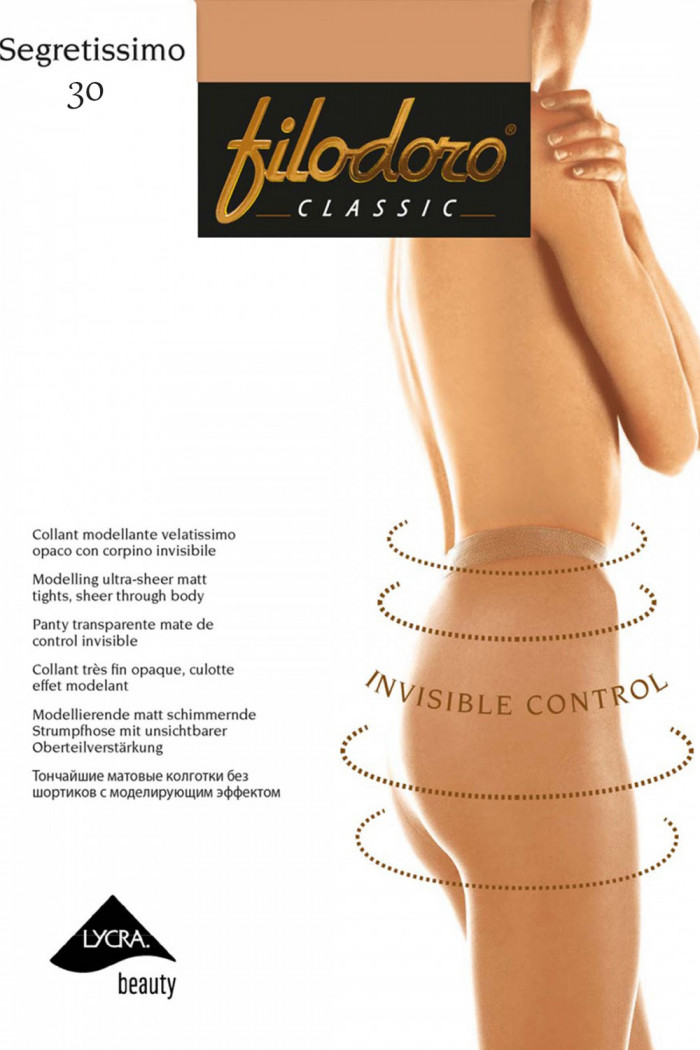 Колготки моделюючі без шортиків FILODORO Segretisimo 30 — Купити в Dorin.shop | Ціна, Фото