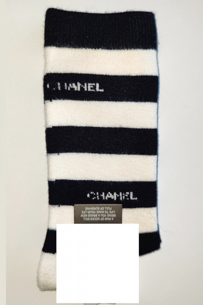 Носки высокие с кашемиром "Chanel" Dorin BF025-2  — Заказать онлайн с доставкой