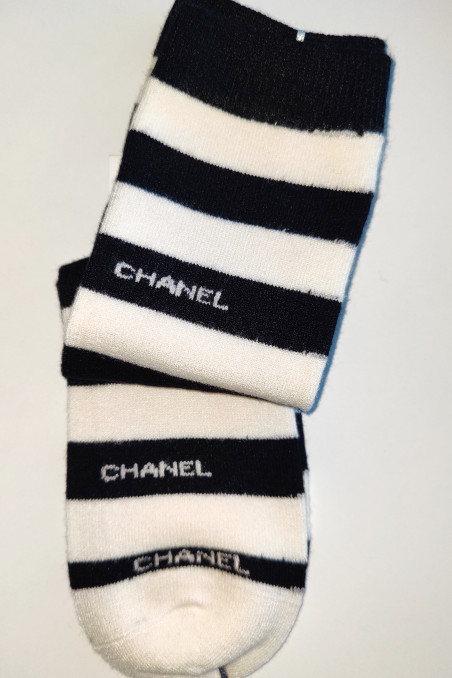 Носки высокие с кашемиром "Chanel" Dorin BF025-2  — Заказать онлайн с доставкой