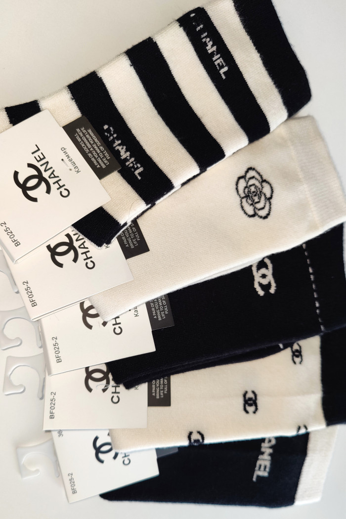 Шкарпетки високі з кашеміром "Chanel" Dorin BF025-2 — Купити в Dorin.shop | Ціна, Фото