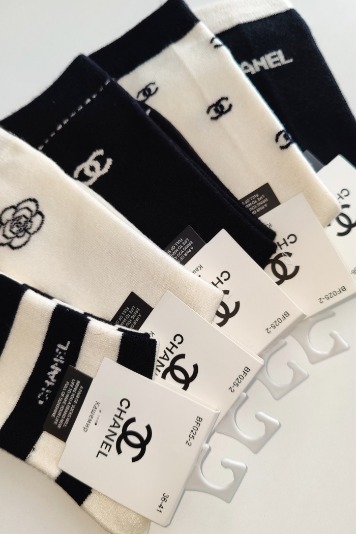 Шкарпетки високі з кашеміром "Chanel" Dorin BF025-2 — Купити в Dorin.shop | Ціна, Фото