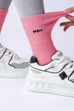 Шкарпетки теплі в рубчик з вовною альпаки Aura.Via NBX958 — Купити в Dorin.shop | Ціна, Фото