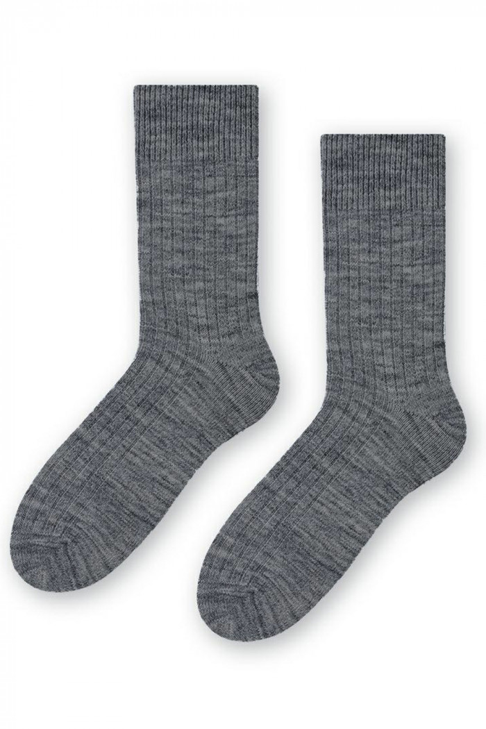 Носки мужские теплые с шерстью в рубчик Aura.Via TFV5560  — Заказать онлайн с доставкой