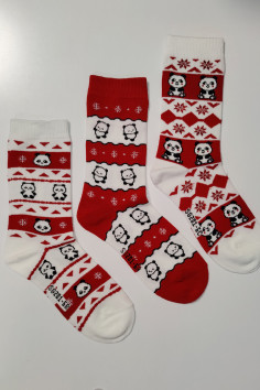 Носочки хлопковые с новогодним принтом Dorin Coalo BM6307  — Заказать онлайн с доставкой 2