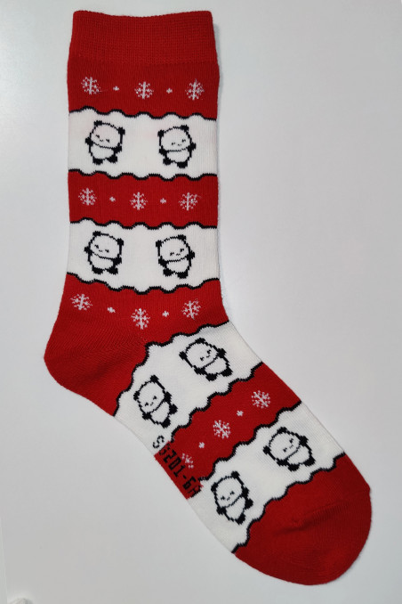 Носочки хлопковые с новогодним принтом Dorin Coalo BM6307  — Заказать онлайн с доставкой