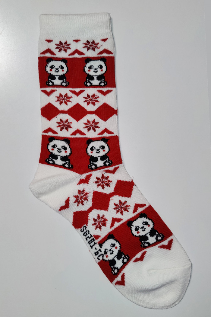 Носочки хлопковые с новогодним принтом Dorin Coalo BM6307  — Заказать онлайн с доставкой
