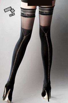 Панчохи з написом "Love Me" Lores Love Me 60d — Купити в Dorin.shop | Ціна, Фото 2