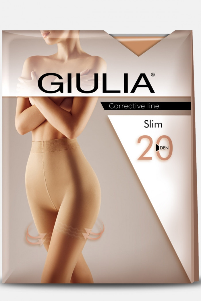 Колготки с моделирующими шортиками GIULIA SLIM 20den  — Заказать онлайн с доставкой