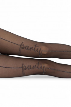 Колготки з написом "Party" GIULIA Party 20 model 2 — Купити в Dorin.shop | Ціна, Фото
