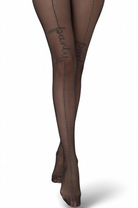 Колготки з написом "Party" GIULIA Party 20 model 2 — Купити в Dorin.shop | Ціна, Фото