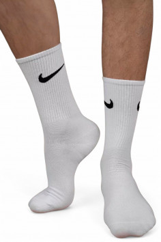 Шкарпетки високі бавовняні з логотипом Nike Sport Socks FA-100 — Купити в Dorin.shop | Ціна, Фото