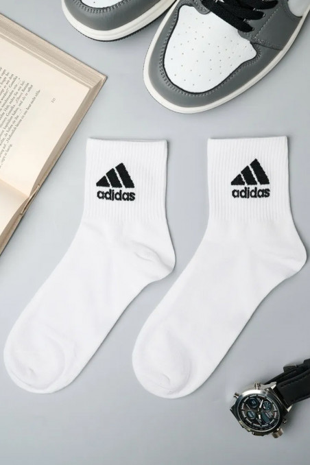 Шкарпетки бавовняні з логотипом Adidas Sport Socks AZ756 — Купити в Dorin.shop | Ціна, Фото