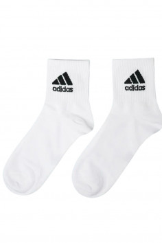 Шкарпетки бавовняні з логотипом Adidas Sport Socks BZ856 — Купити в Dorin.shop | Ціна, Фото