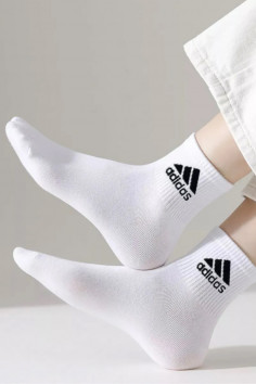 Шкарпетки бавовняні з логотипом Adidas Sport Socks BZ856 — Купити в Dorin.shop | Ціна, Фото 2