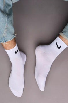 Шкарпетки бавовняні з логотипом Nike Sport Socks DA-032 — Купити в Dorin.shop | Ціна, Фото
