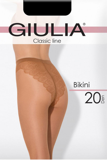 Колготки с ажурными трусиками GIULIA Bikini 20  — Заказать онлайн с доставкой