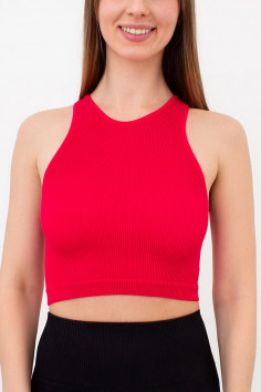 Топ-халтер в рубчик GIULIA Halter Top Rib — Купити в Dorin.shop | Ціна, Фото