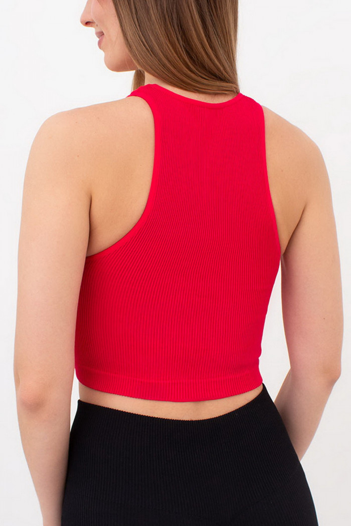 Топ-халтер в рубчик GIULIA Halter Top Rib — Купити в Dorin.shop | Ціна, Фото