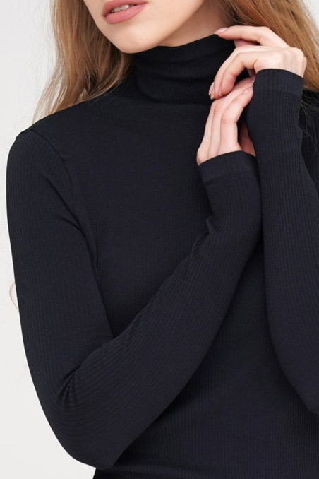 Гольф-водолазка безшовна в рубчик GIULIA Lupetto RIB — Купити в Dorin.shop | Ціна, Фото
