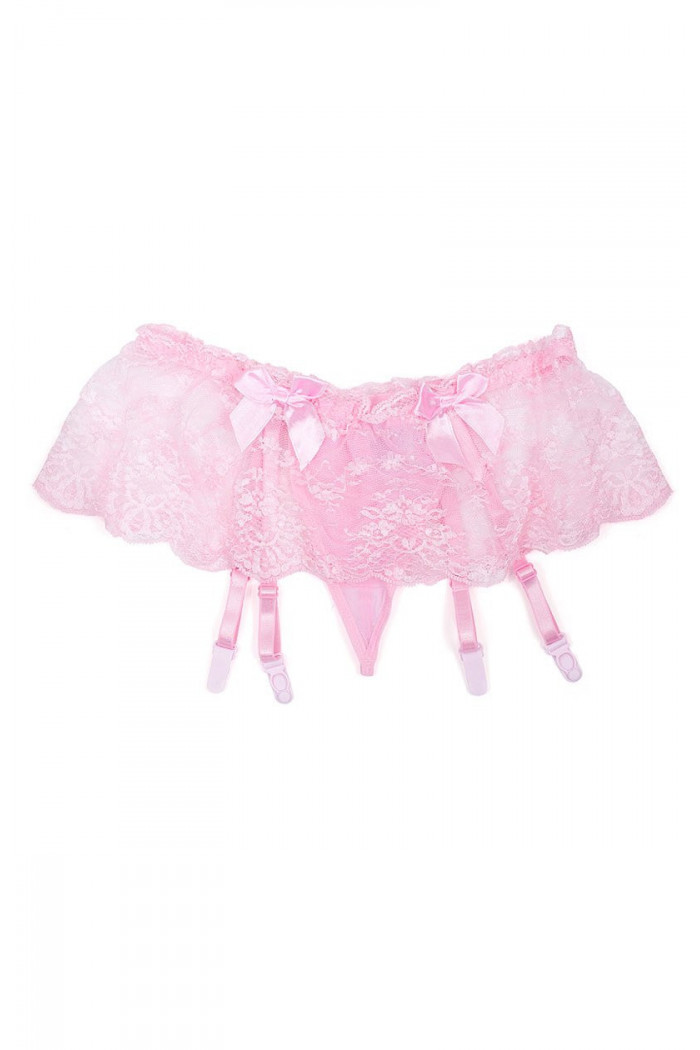 Пояс для панчіх рожевий Livia Corsetti Demetria