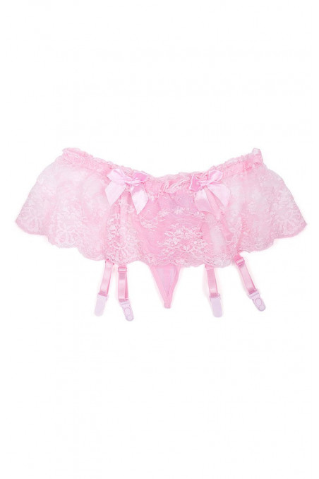 Пояс для панчіх рожевий Livia Corsetti Demetria