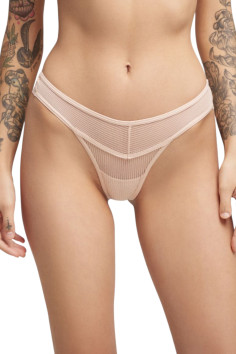 Трусики-стрінг із мікросітки Luna L5167BR-M Torres — Купити в Dorin.shop | Ціна, Фото