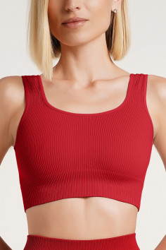 Топ на широких бретелях в рубчик GIULIA Top Rib — Купити в Dorin.shop | Ціна, Фото 2