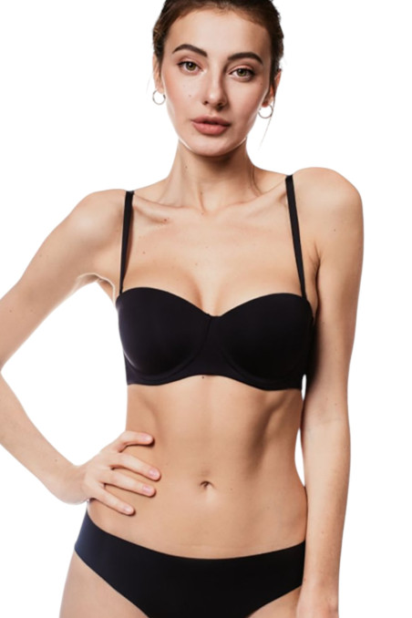 Бюстгальтер-балконет гладкий з Push-Up Luna L1512A0 Sandro — Купити в Dorin.shop | Ціна, Фото