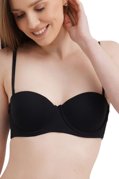 Бюстгальтер-балконет гладкий з Push-Up Luna L1512A0 Sandro — Купити в Dorin.shop | Ціна, Фото