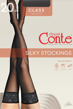 Чулки женские тонкие Conte Class 20d  — Заказать онлайн с доставкой 2