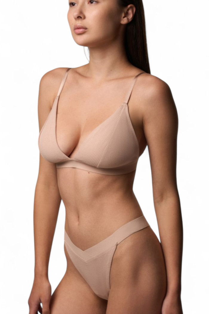 Бюстгальтер-топ хлопковый треугольной формы Luna L1530A Selena  — Заказать онлайн с доставкой