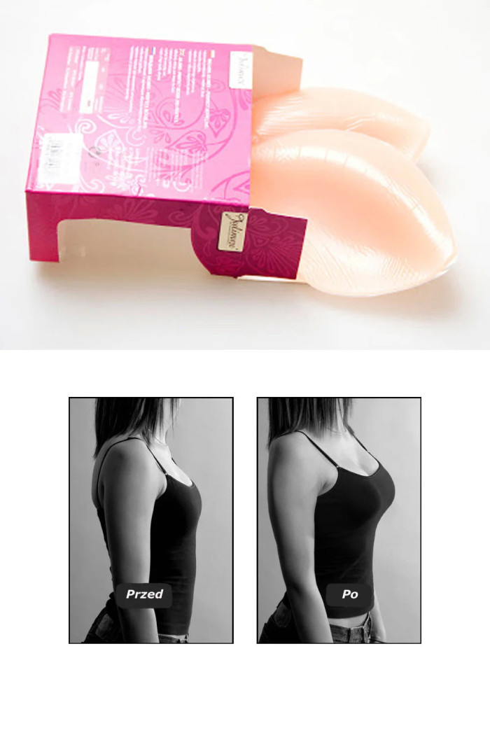 Силиконовые вкладыши Maxi Push Up приподнимающие и увеличивающие грудь Julimex WS-14  — Заказать онлайн с доставкой