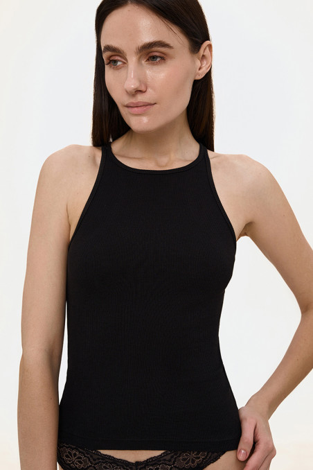 Майка жіноча в рубчик Luna L037r Vanda — Купити в Dorin.shop | Ціна, Фото