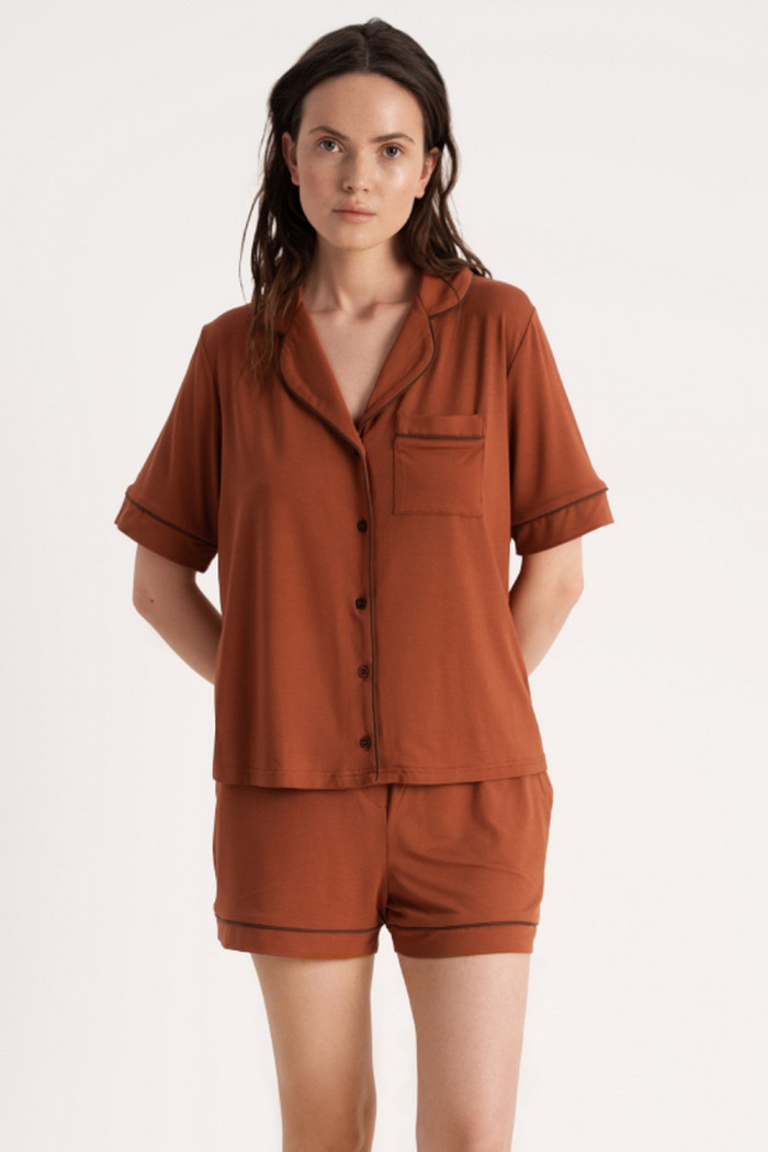 Комплект жіночий для дому - топ і шорти Luna LP-045 Esti — Купити в Dorin.shop | Ціна, Фото