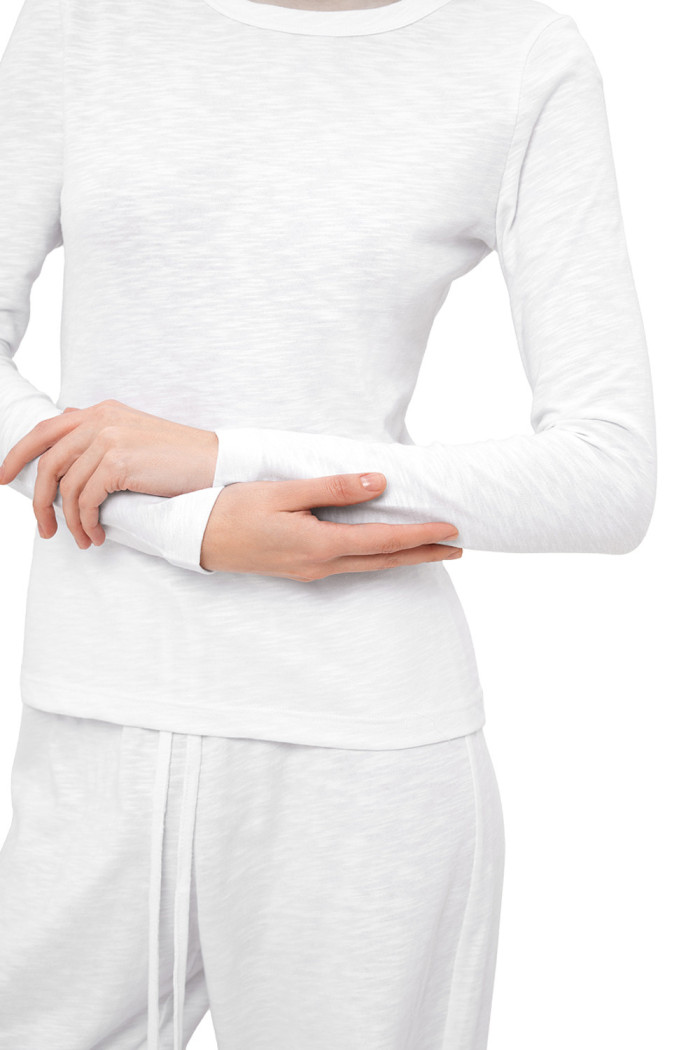 Лонгслів жіночий зі слабованої бавовни Luna LC025l Toscana — Купити в Dorin.shop | Ціна, Фото