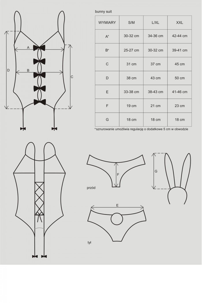 Игровой костюм кролика Obsessive Bunny suit