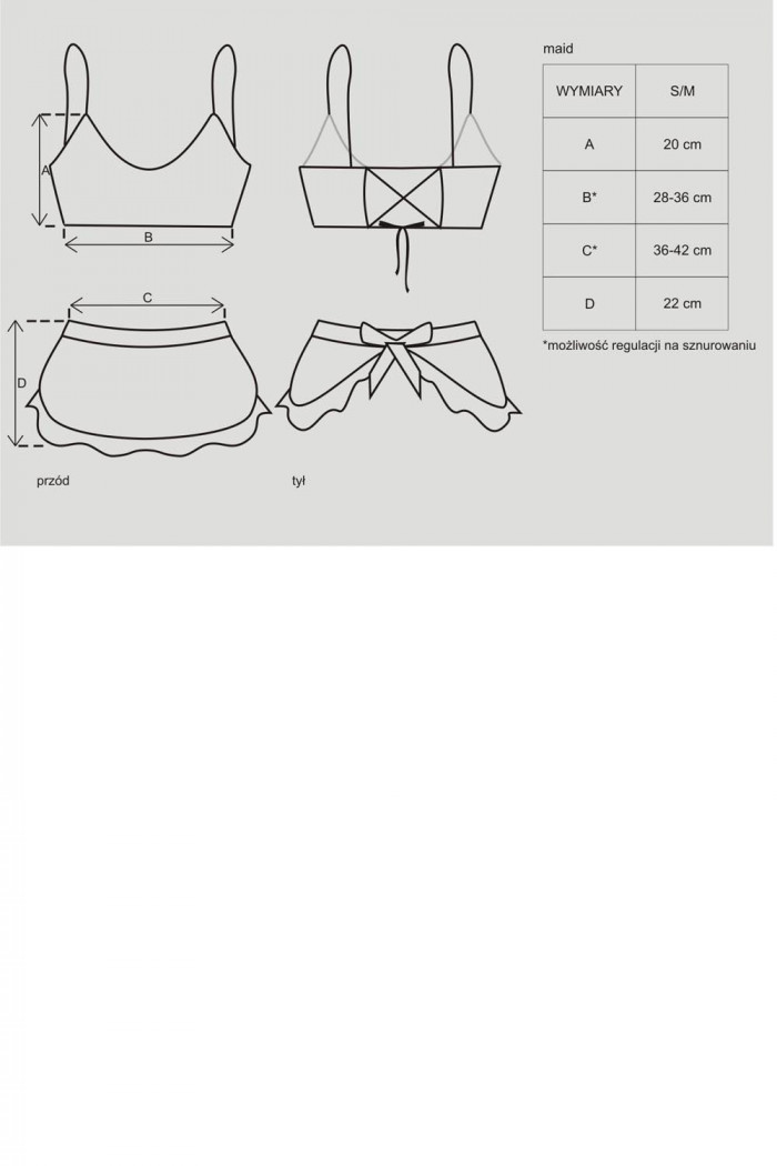 Игровой костюм горничной Obsessive Maid