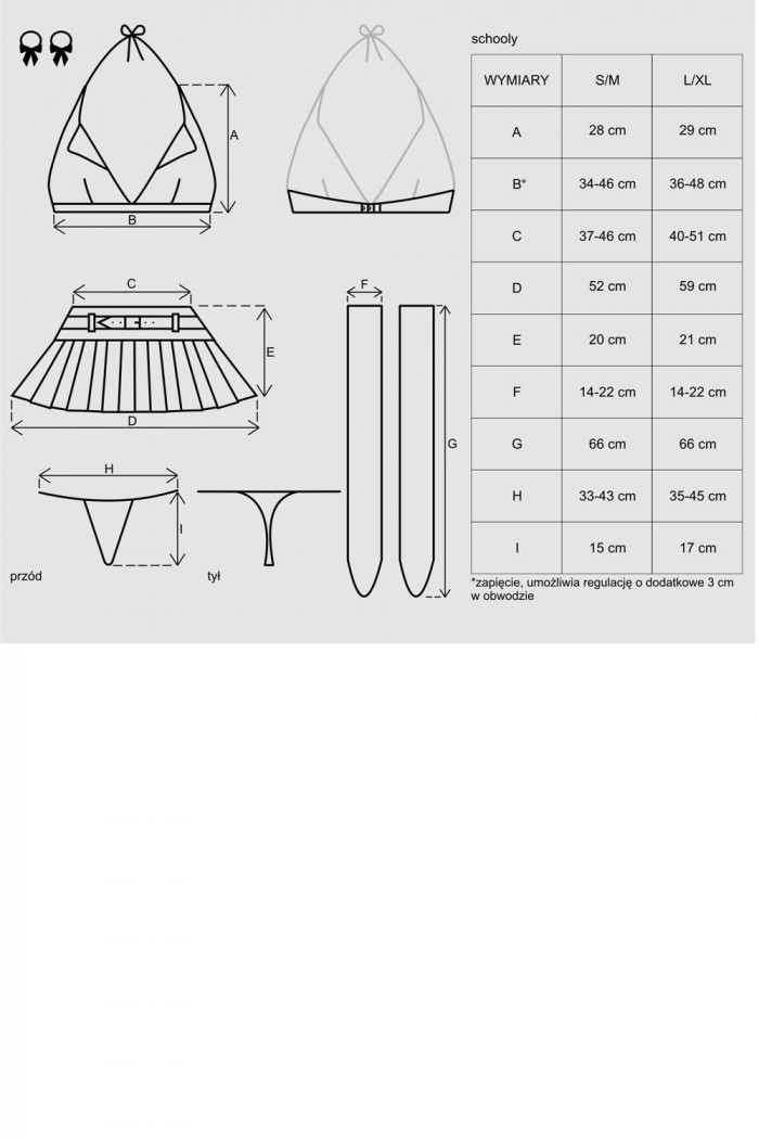 Костюм школярки Obsessive Schooly