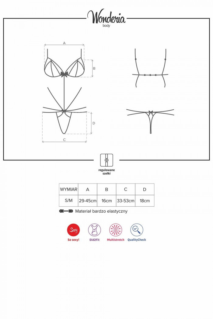 Боди Obsessive Wonderia teddy