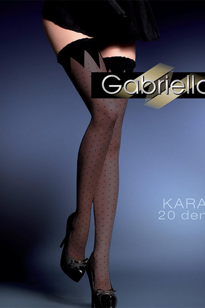 Панчохи в горошок Gabriella Kara 20 den