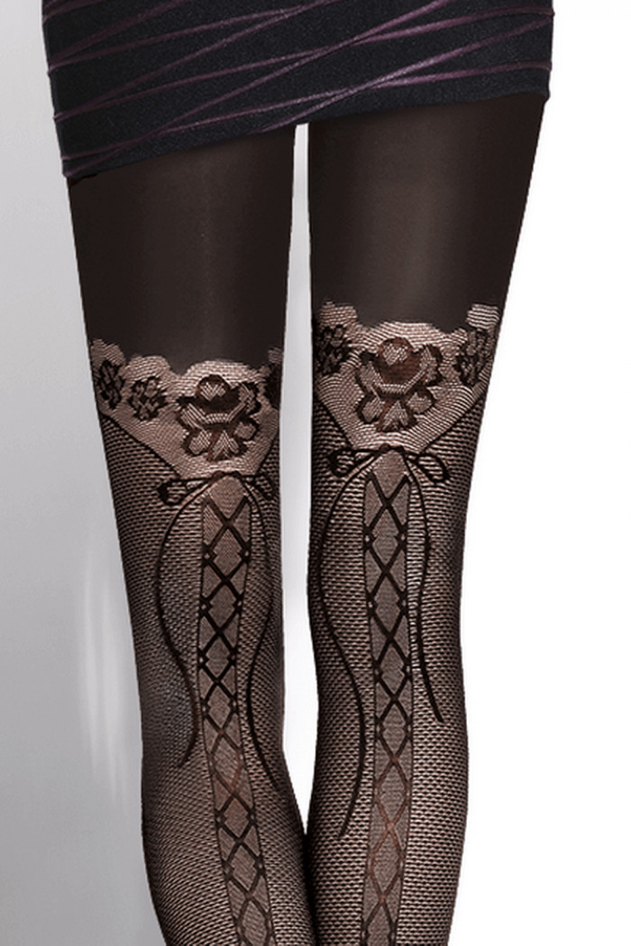 Колготки с имитацией чулок Gabriella Edith 40 den