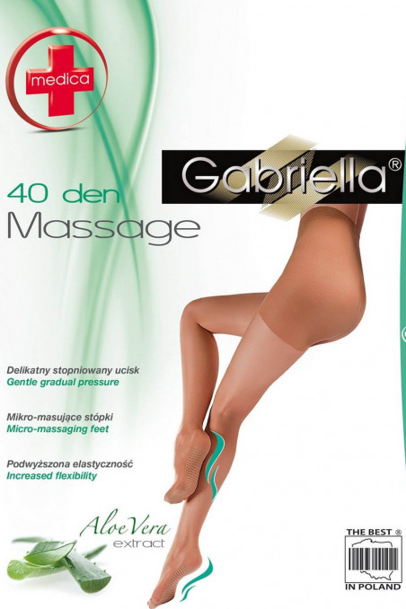 Колготки протівоварікозние Gabriella Medica Massage 40d
