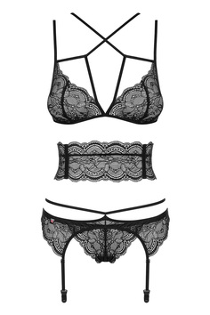 Комплект з поясом Obsessive Frivolla set 2