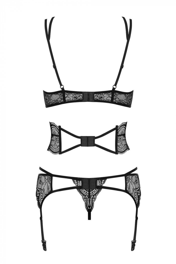 Комплект з поясом Obsessive Frivolla set