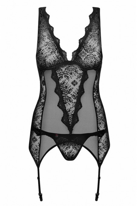 Корсет м'який з трусиками Obsessive Emperita corset