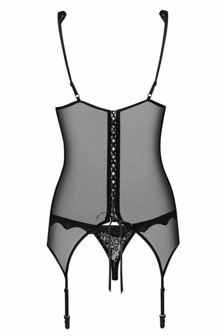 Корсет м'який з трусиками Obsessive Emperita corset