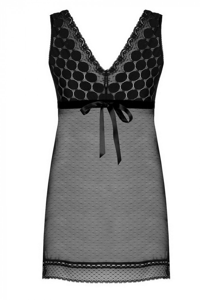 Сорочка на широких бретелях Kinga Te Quiero N-179